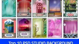Top 10 PSD Studio Background on Zip Package