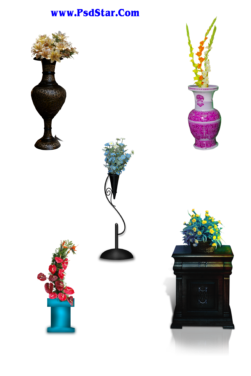 Flowerpot for Studio transparent background