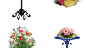 Modern Flowerpot for Photo Studio