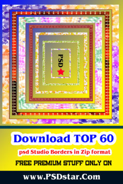 60 PSD Digital Borders Free Download HD