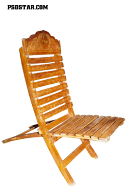 HD PNG Wood Chair Side Pose