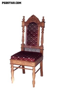 Sofa Chair Wood Made PNG
