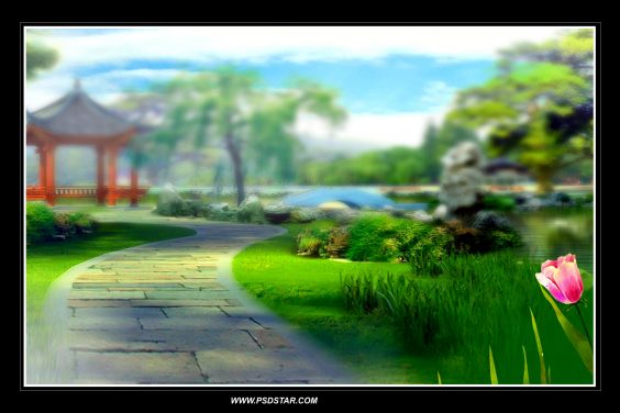 natural blur background HD Landscap