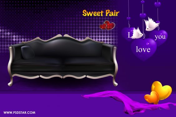 HD vector background with sofa