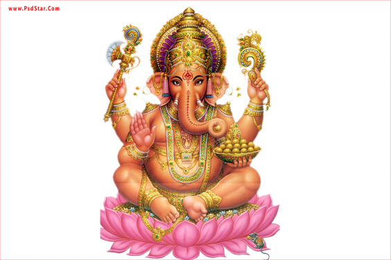 Lord Ganesha Photo hd full sitting with png