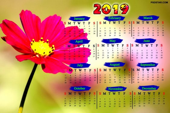 New Calendar background 2019 full hd
