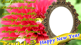 happy new year wishes greetings with Photo copy