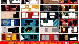Album Background psd 24 Bandhan Template 2019