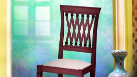 studio background effect photoshop with chair