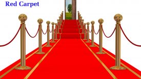 Welcome Scene with Red Carpet