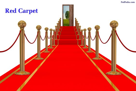Welcome Scene with Red Carpet