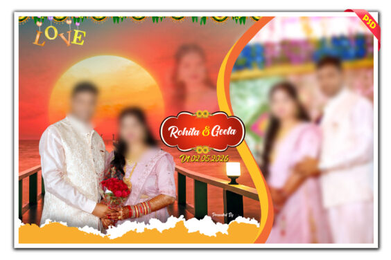 Gift Frame DM Background PSD